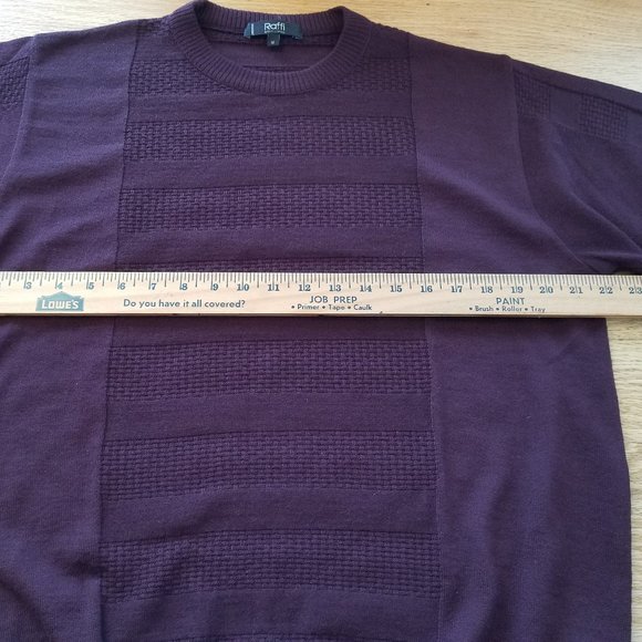 RAFFI Linea Uomo Merino Wool Blend Sweater Sz Mens Medium M EUC - Picture 3 of 7